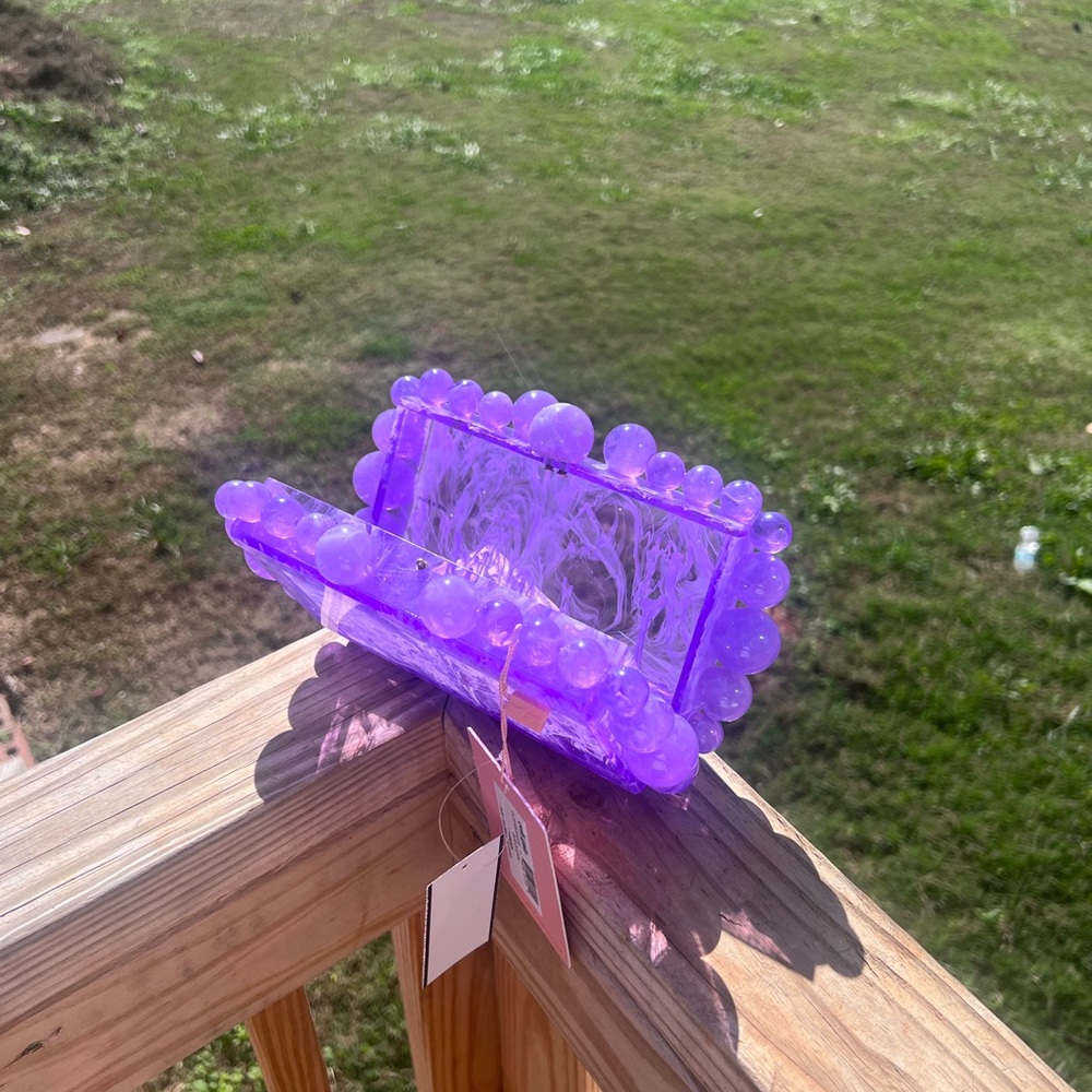 Cult Gaia Purple Clutch - Picture 7 of 9